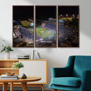 Duke University Blue Devils Football Print Canvas - Durham