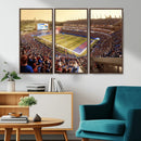 University of Kansas Jayhawks Football Team Print - Lawrence by MyGreatCanvas | Canvas Wall Art Prints | Photo Prints & Wall Decor
