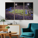 University of Kansas Jayhawks Football Team Print - Lawrence by MyGreatCanvas | Canvas Wall Art Prints | Photo Prints & Wall Decor