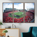 Cincinnati Bearcats Football Team Print - Nippert Stadium Wall Art Canvas Print