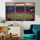 Framed Arizona Wildcats Football Team Print - Tucson Arizona by MyGreatCanvas | Canvas Wall Art Prints | Photo Prints & Wall Decor