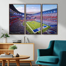Buffalo Bills Football Team Print Canvas - Buffalo Highmark by MyGreatCanvas | Canvas Wall Art Prints | Photo Prints & Wall Decor