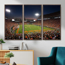 Clemson University Tigers Art Print, Football Team Print -