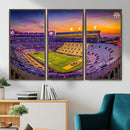 The Louisiana State University Tigers Football Team Print -