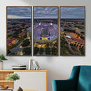 The Louisiana State University Tigers Football Team Print -