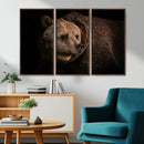 Wild Grizzly 399 Bear Canvas Wall Art Print, Bear Animal by MyGreatCanvas | Canvas Wall Art Prints | Photo Prints & Wall Decor