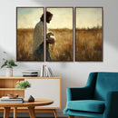 Jesus the Good Shepherd Wall Art Canvas Print -