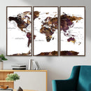 World Map Canvas Print – Detailed Map of the World Wall Art by MyGreatCanvas | Canvas Wall Art Prints | Photo Prints & Wall Decor
