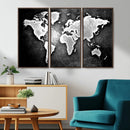 World Map Wall Art Canvas Print – Framed Wall Art for by MyGreatCanvas | Canvas Wall Art Prints | Photo Prints & Wall Decor