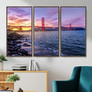 Golden Gate Bridge Wall Art Canvas Print – Framed San by MyGreatCanvas | Canvas Wall Art Prints | Photo Prints & Wall Decor
