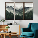 Misty Forest Canvas Print Wall Art Premium Canvas Print a