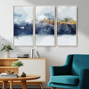 Abstract Mountain Range Art Canvas Print | 3 Panel by MyGreatCanvas | Canvas Wall Art Prints | Photo Prints & Wall Decor