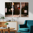 Red Wine and Bottle Canvas Print by MyGreatCanvas | Canvas Wall Art Prints | Photo Prints & Wall Decor