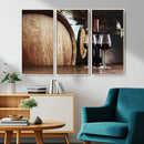Wine and Barrel Wall Art Canvas Print by MyGreatCanvas | Canvas Wall Art Prints | Photo Prints & Wall Decor