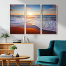 Tropical Ocean Sunset Wall Art Canvas Print, Golden Beach by MyGreatCanvas | Canvas Wall Art Prints | Photo Prints & Wall Decor