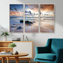 Serene Weather On The Beach Wall Art Canvas Print by MyGreatCanvas | Canvas Wall Art Prints | Photo Prints & Wall Decor