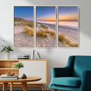 Sunrise On The Beach Wall Art Canvas Print