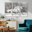 The White Horses Wall Art, Framed White Horses Wall Art