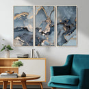 Multipanel Marble Fluid Effect Wall Art Abstract Canvas Wall