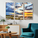Sunset On The Ocean Wall Art Canvas Print by MyGreatCanvas | Canvas Wall Art Prints | Photo Prints & Wall Decor