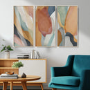 Boho Wall Art Canvas Print Set, Watercolor Boho Wall Art