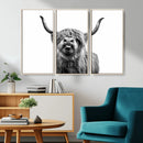 Fanny Scottish Highland Cow Cattle Art Print Farmhouse Wall