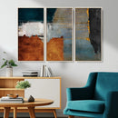 Modern Abstract Canvas Art Canvas Print - Framed and Ready