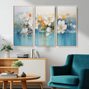 Abstract Flower Wall Art Canvas Print