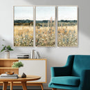 Wildflower Field Wall Art Canvas | Nature-Inspired Landscape