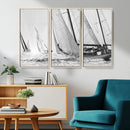 Yacht Sailboat Regatta Canvas Wall Art Canvas Print