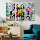 Life Beautiful Art Print - Banksy Graffiti Wall Art Canvas by MyGreatCanvas | Canvas Wall Art Prints | Photo Prints & Wall Decor
