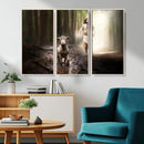 Jesus Canvas Wall Art - Jesus Running After Lost Lamb, by MyGreatCanvas | Canvas Wall Art Prints | Photo Prints & Wall Decor