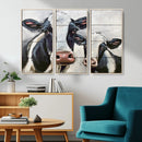 Vintage Baby and Mom Cattle Wall Art Canvas Print by MyGreatCanvas | Canvas Wall Art Prints | Photo Prints & Wall Decor