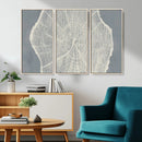 Abstract Tree Ring Wall Art Canvas Print – Nature-Inspired,