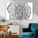 Rustic Tree Ring Wall Art Canvas Print – Framed and Ready to