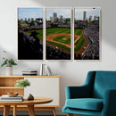 Chicago Cubs Baseball Team Print - Wrigley Field Stadium