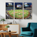 Citi Field Wall Art Print | 3-Panel New York Mets Baseball