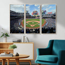 New York Mets Baseball Team Print - Citi Field Stadium Wall
