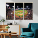 Fenway Park Wall Art Canvas Print | Large Baseball Stadium