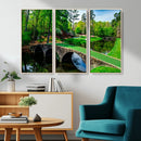 Augusta National Golf Club Wall Art - Panoramic Bridge & by MyGreatCanvas | Canvas Wall Art Prints | Photo Prints & Wall Decor