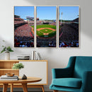 Cincinnati Reds Baseball Canvas Print - American Ball