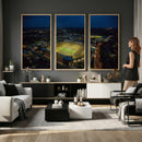 Michigan Wolverines Football Team Print - Michigan Stadium