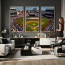 Yankee Stadium New York Wall Art Print | 3-Panel Canvas