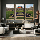 Football Stadium Wall Art – Framed Sports Field Canvas