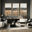 Rustic Field Landscape Wall Art Print, Giclee Canvas Wall