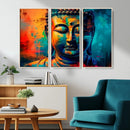 Colorful Buddha Wall Art – Framed Abstract Portrait Canvas by MyGreatCanvas | Canvas Wall Art Prints | Photo Prints & Wall Decor