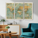 Push Pin World Map Canvas Print – Travel Tracker Wall Art by MyGreatCanvas | Canvas Wall Art Prints | Photo Prints & Wall Decor