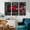 Ferrari Pit Stop Canvas Wall Art – Precision and Speed