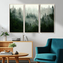 Misty Forest Wall Art – Tranquil Green Woodland Canvas by MyGreatCanvas | Canvas Wall Art Prints | Photo Prints & Wall Decor