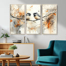 Beautiful Birds Wall Art – Framed Watercolor Branch Canvas by MyGreatCanvas | Canvas Wall Art Prints | Photo Prints & Wall Decor